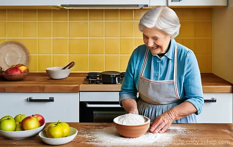 특별한 가족 행사와 요리 유산 기록하기 - **Prompt 1: Intergenerational German Baking in a Cozy Kitchen**
A heartwarming scene in a rustic...